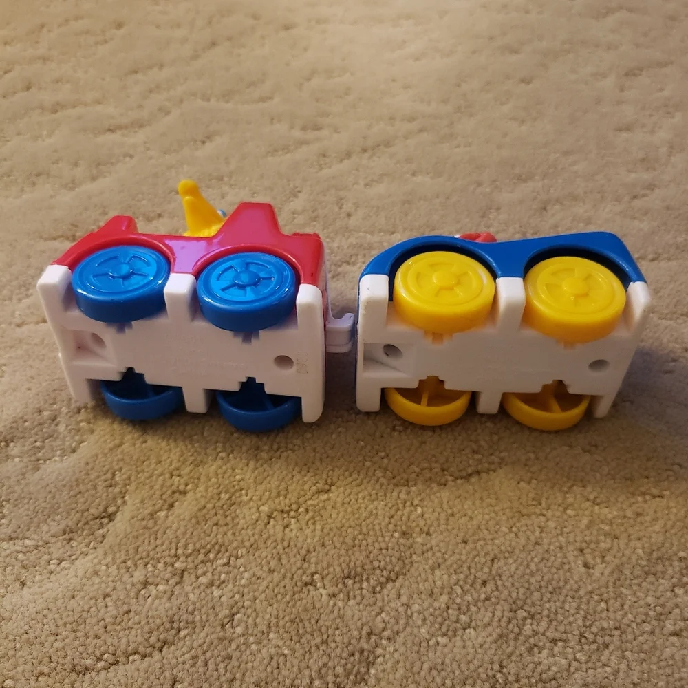 Vintage Mattel Sesame Street Mini Big Bird Elmo Cars